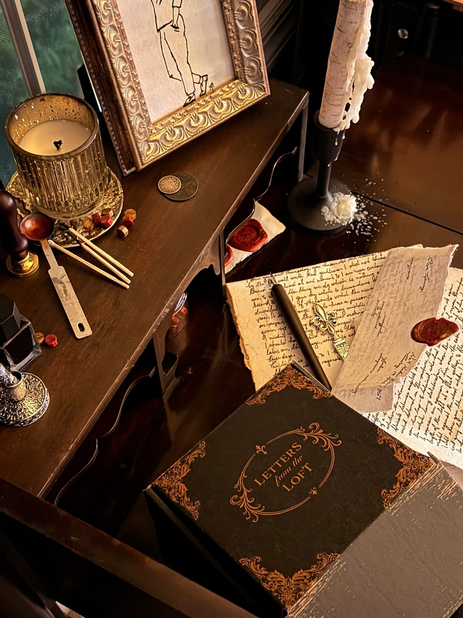 Atmospheric still from Letters from the Loft.